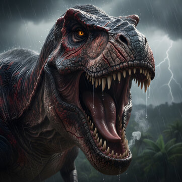 T REX TIRANNOSAURO ARRABBIATO