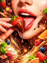 representation of the sense of taste, flavor