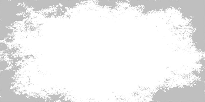 A vintage grunge floral frame illustration featuring a black ink texture with snowflake patterns and a dirty winter snow border for a holiday wallpaper design