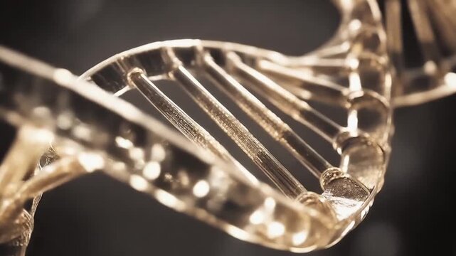 golden blood flow motion video with elegant background suitable to your dna, science, laboratory, hospital, donor, advertisement, and more