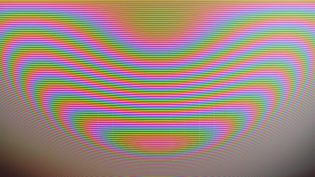 RGB scanline pattern background with vintage CRT television screen effect and digital glitch distortion for retro technology or cyber security concept