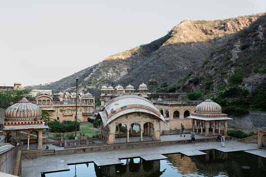 Templo de Galta o de los monos en Jaipur, India.