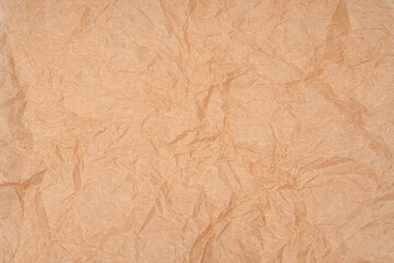 Obraz premium Crumpled paper as background. Top view.