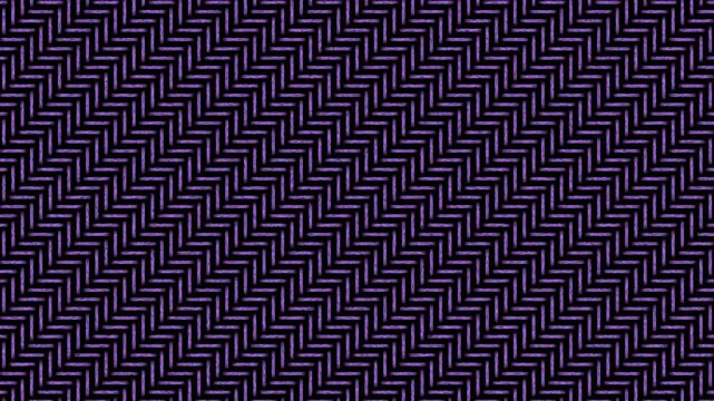 Seamless herringbone pattern with interlocking woven geometry. Bold abstract texture creates strong contrast and visual order. Modern decorative surface design on black background.