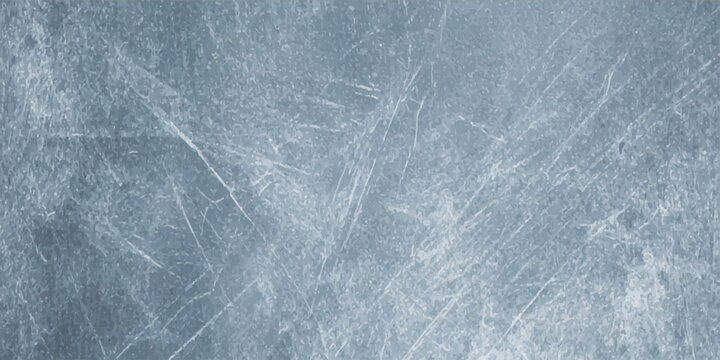 Abstract blue water surface texture with a marble ice pattern and grunge stone wall design for a cold winter backdrop