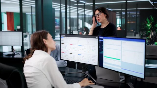 Confused Team In Office Upset Over Budget Crisis