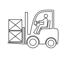 Ikona w&oacute;zka widłowego