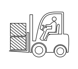 Ikona w&oacute;zka widłowego