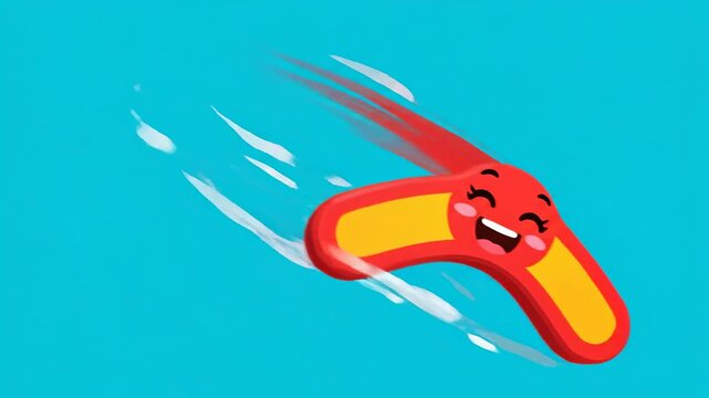 Funny Cartoon Hot Dog Character Transforms Into a Swimming Fish.