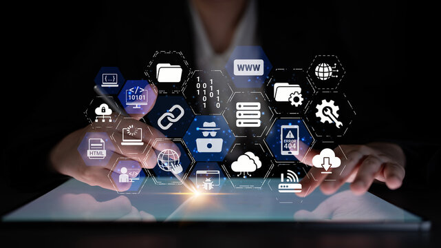 Software development with coding overlays, programming languages, developer tools, mobile app creation, and advanced programming for digital product development and software solutions. Entice