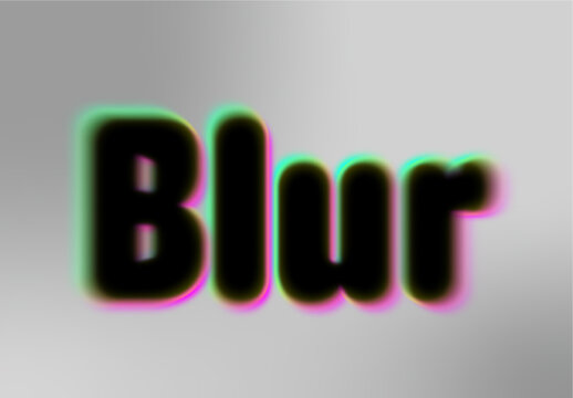Blur Text Effect