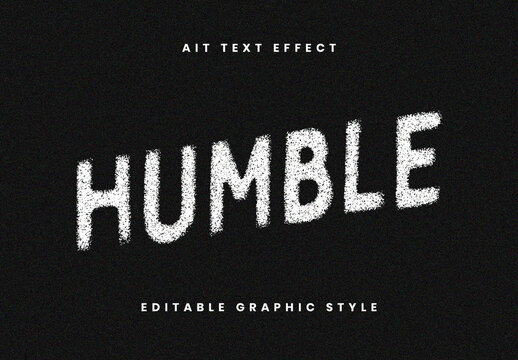 White Dusty Bold Grunge Stamp Text Effect