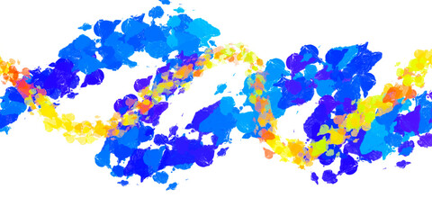 Transparent wave splash speckled stormy glowing texture PNG