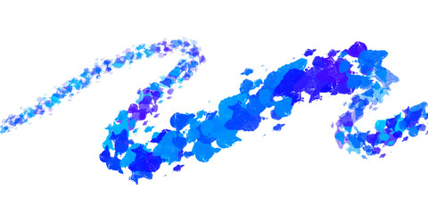 Transparent wave splash speckled stormy glowing texture PNG