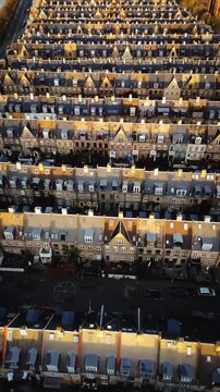 busy traffic at night