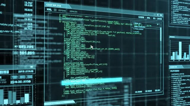 Digital interface with data and code