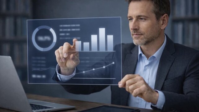 Business analytics and reporting with interactive data visualization
