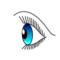 Looking eye icon