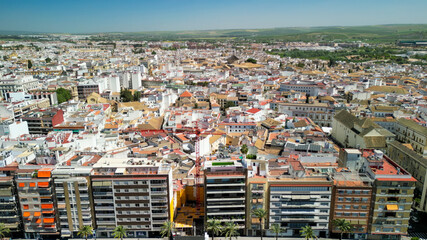 Fototapeta premium Aerial view of Cordoba, Andalusia. Southern Spain