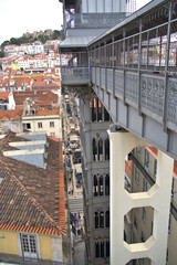 Colorful and Historic buildings of Lisbon, Portugal