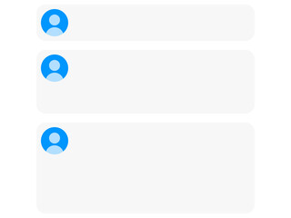 Fototapeta premium ユーザーコメントフレームセット