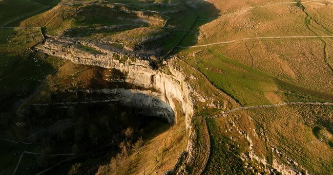 Soaring above Malham cove