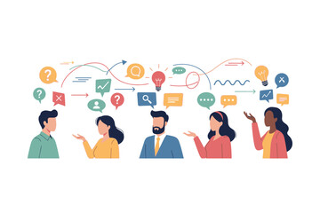 Conceptual representation of a vector file format for digital graphics and scalable design