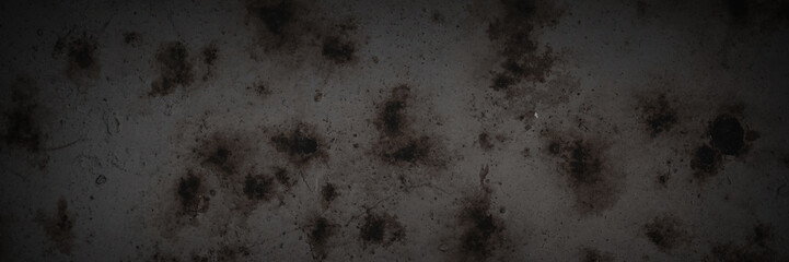 Old rusted metal texture. Rusty iron wall. Rough faded metal surface with spots, noise and grain....