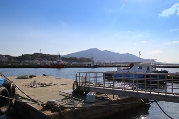 北九州市の洞海湾風景