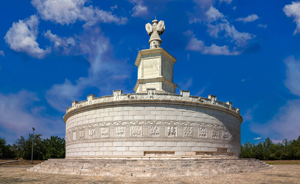 Historical Monument Tropheum Traiani in Adamclisi near Constanta Romania