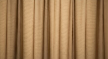 Obraz premium A close up textured image showcases vertically oriented golden brown drapery folds creating a rhythmic pattern high quality professional detailed