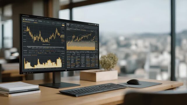 Business intelligence tools presenting complex datasets through heatmaps, transforming raw data into clear visual patterns for strategic planning and performance evaluation. cinematic color