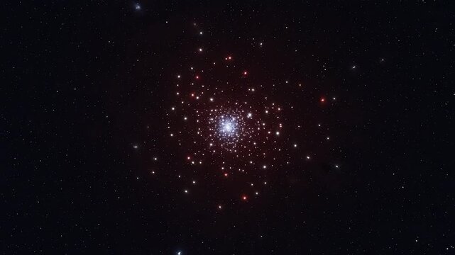 Celestial Tapestry: A mesmerizing view into the cosmos, where a radiant cluster of stars illuminates the inky black canvas of space, creating a breathtaking cosmic display.