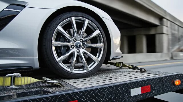 Car on Tow Truck