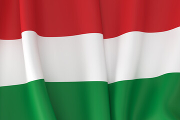 Obraz premium Flag of Hungary