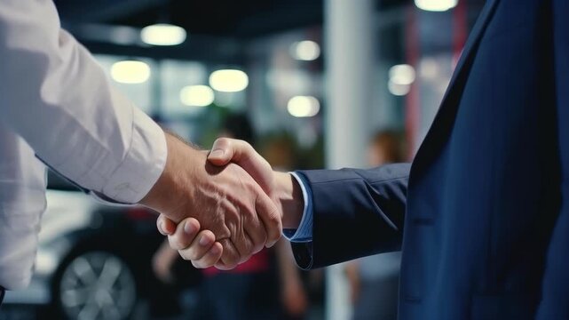Handshake Deal: Witness a deal come to life as two individuals seal their partnership with a handshake. The perfect visual to represent agreements, collaborations, and the beginning of a new venture.