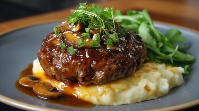  Japanese hamburger steak