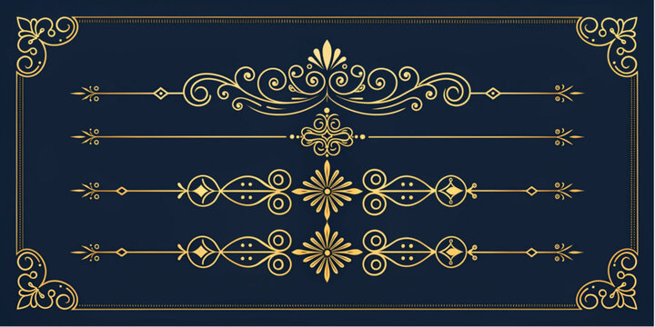 Elegant luxury shine sparkles collection with diamond stars on a decorative border vector illustration