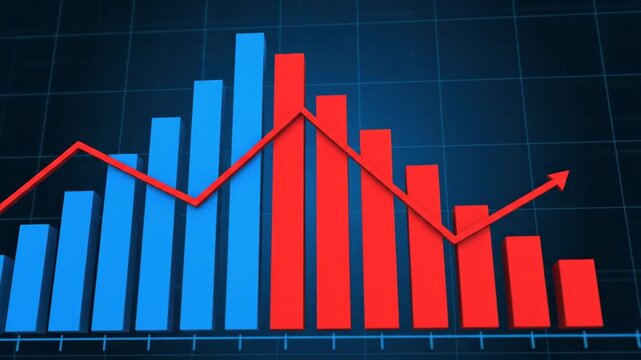 Up Down Bar Chart Graph.
