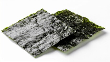 Minimal Premium Nori Seaweed Isolated on White