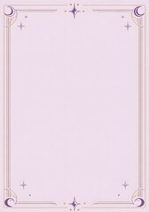 Mystical stationery design pastel background, generation AI 