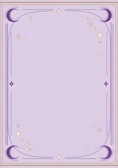 Mystical stationery design pastel background, generation AI 