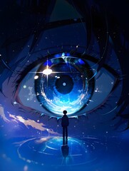 The universe in the eye, generation AI 