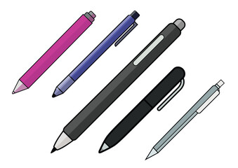 Fototapeta premium set of pens