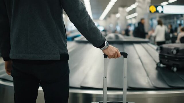 Action-packed journey airport baggage claim ai generated experience dynamic environment captivating viewpoint generative ai insights