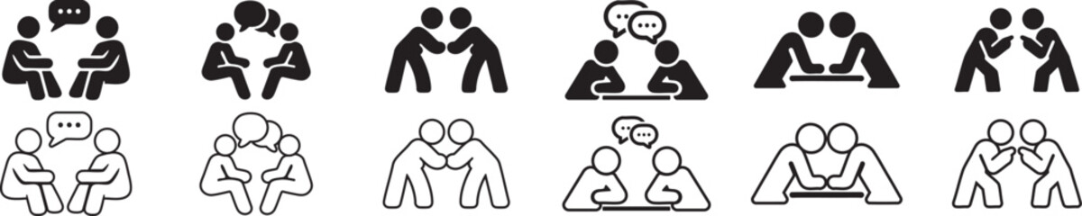 Communication and Interaction Icons Collection