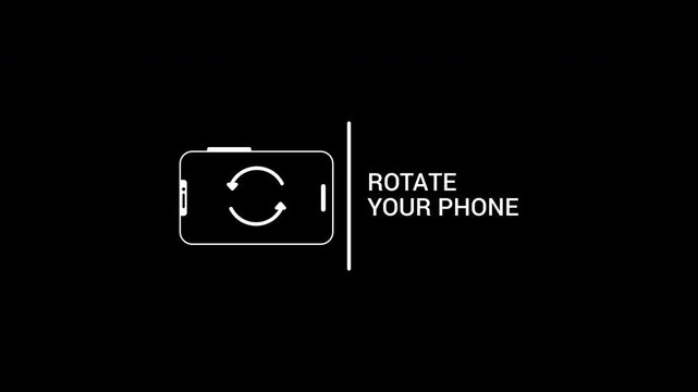 Rotate your phone ideal for mobile app development or responsive website design projects. Suitable for technology concepts.