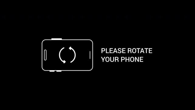 Rotate your phone suitable for mobile app interface design, graphic design projects, instructional materials, and website development.
