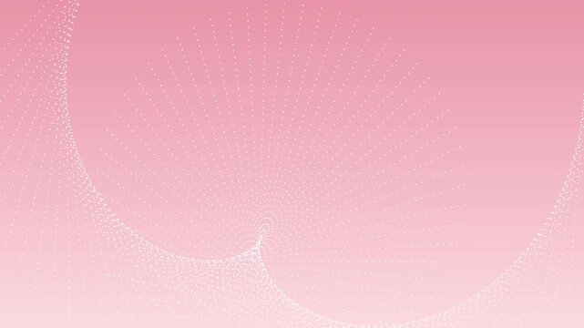 Animated piggy pink gradient background featuring a rotating dotted pattern that expands and contracts from the center, creating a smooth radial motion and hypnotic visual flow.