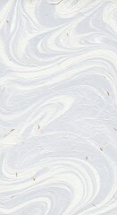 Fototapeta premium Subtle Handmade Marbled Paper Texture Background with White and Light Grey Fibrous Surface 1